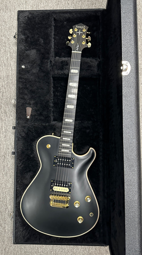 Used Knaggs Guitars Doug Rappoport Kenai (2017) - Satin Black #570 with Original Hard Case