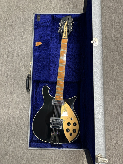 Used Rickenbacker Limited Edition Tom Petty 660/12TP (1997) - Jetglo #E48008 with Original Hard Case
