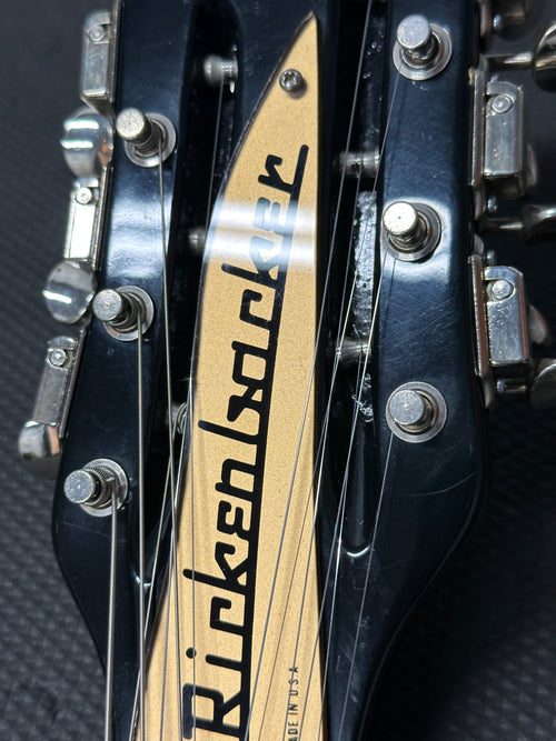 Used Rickenbacker Limited Edition Tom Petty 660/12TP (1997) - Jetglo #E48008 with Original Hard Case