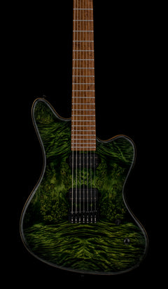 Used TW Smith Cooper 7 String - Green Top #25152 with Original Hard Case