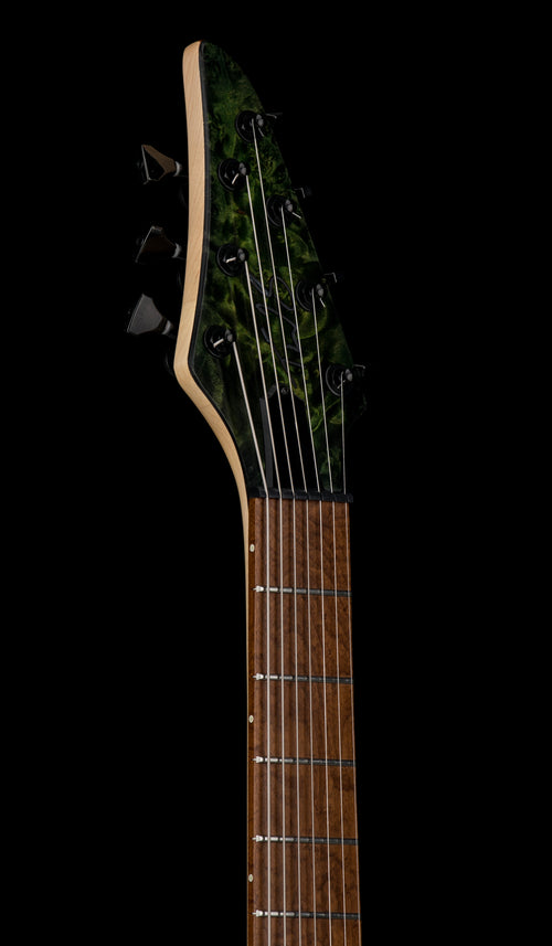 Used TW Smith Cooper 7 String - Green Top #25152 with Original Hard Case