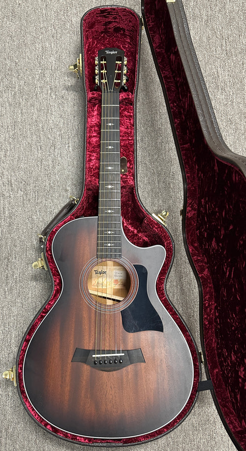 Used Taylor 322ce 12-Fret (2021) - Shaded Edgeburst #61118 with Original Hard Case