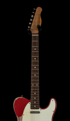 Used Xotic Guitars Custom XTC-1 Super Heavy Aging (2023) - Fiesta Red #2866 with Original Hard Case
