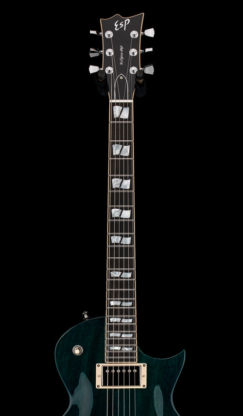 ESP Eclipse USA Mahogany - See-Thru Aqua #26527