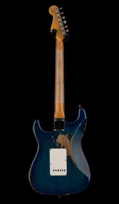Fender Custom Shop 1964 L-Series Stratocaster Heavy Relic - Blue Burst #11925