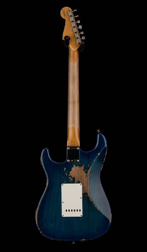 Fender Custom Shop 1964 L-Series Stratocaster Heavy Relic - Blue Burst #11925