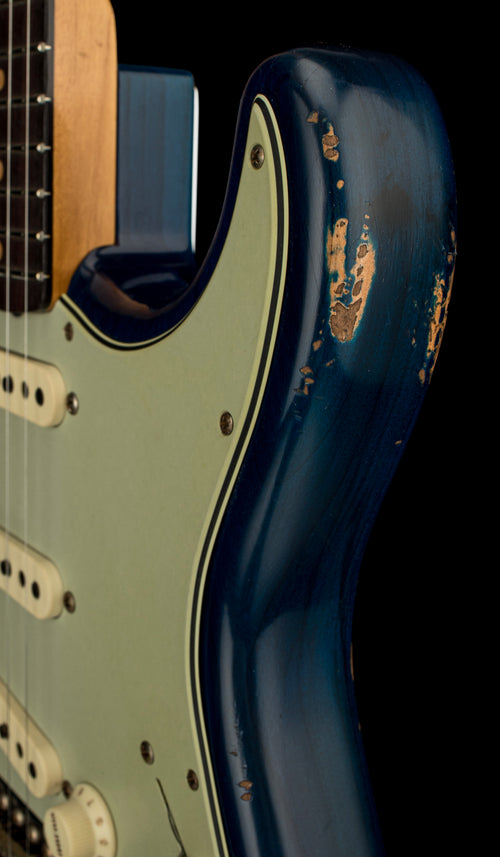 Fender Custom Shop 1964 L-Series Stratocaster Heavy Relic - Blue Burst #11925