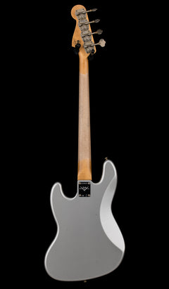 Fender Custom Shop 1965 Jazz Bass Journeyman Relic - Faded Inca Silver #90442