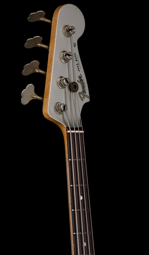 Fender Custom Shop 1965 Jazz Bass Journeyman Relic - Faded Inca Silver #90442