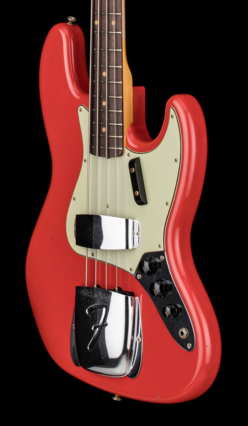Fender Custom Shop Limited Edition 1964 Jazz Bass Journeyman Relic - Aged Fiesta Red #88636