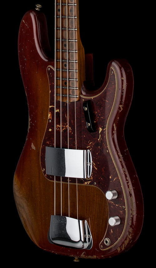 Fender Custom Shop Empire 58 Precision Bass Heavy Relic - Faded Aged Cherry Sunburst #88868