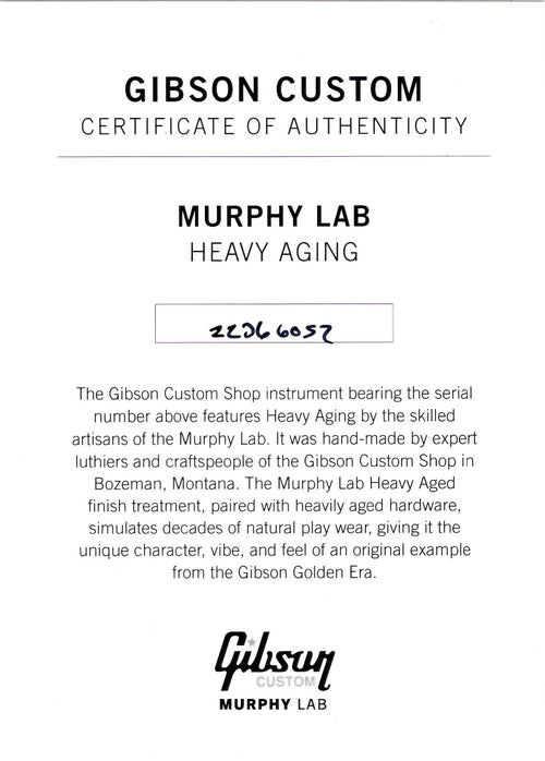 Gibson Custom Shop 1960 Hummingbird Murphy Lab Heavy Aged - Washed Cherry Sunburst #66052