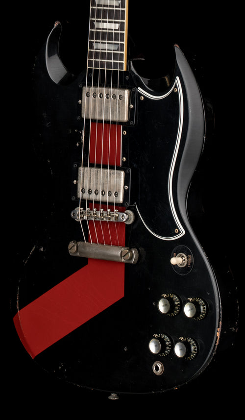 Gibson Custom Shop M2M 1961 SG Standard Striped Murphy Lab Heavy Aged - Ebony #00491