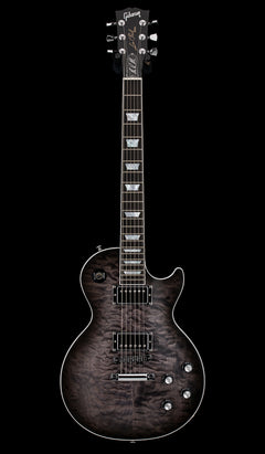 Gibson Limited Edition Mark Morton Les Paul Modern Quilt - Translucent Ebony Burst Satin #50134