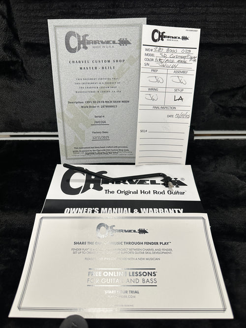 Charvel Custom Shop Masterbuilt Joe Williams San Dimas 2H FR - Natural #JW0164 (NAMM 2026)