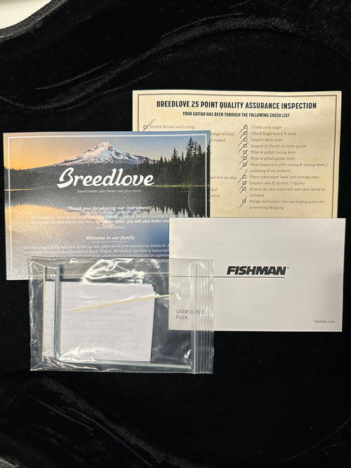 Used Breedlove Organic Performer Concert CE #06269 with Original Hard Case