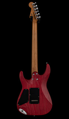 Used Charvel Pro-Mod DK24 HSS 2PT CM Ash (2020) - Red Ash #00811 with Hard Case