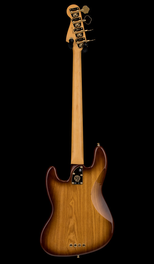 Used Fender 75th Anniversary Commemorative Jazz Bass (2021) - 2-Color Bourbon Burst #42694 with Original Hard Case