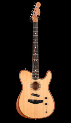 Used Fender American Acoustasonic Telecaster (2019) - Natural #98718 with Original Gig Bag