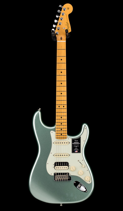 Used Fender American Professional II Stratocaster HSS (2023) - Mystic Surf Green #12812 with Original Hard Case