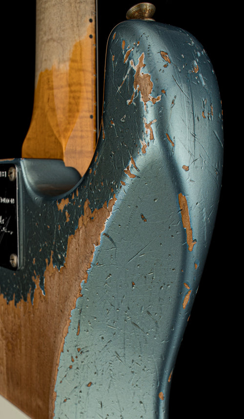 Used Fender Custom Shop Limited Edition Red Hot Stratocaster Super Heavy Relic - Super Faded Aged Lake Placid Blue (2023) #65181 with Original Hard Case