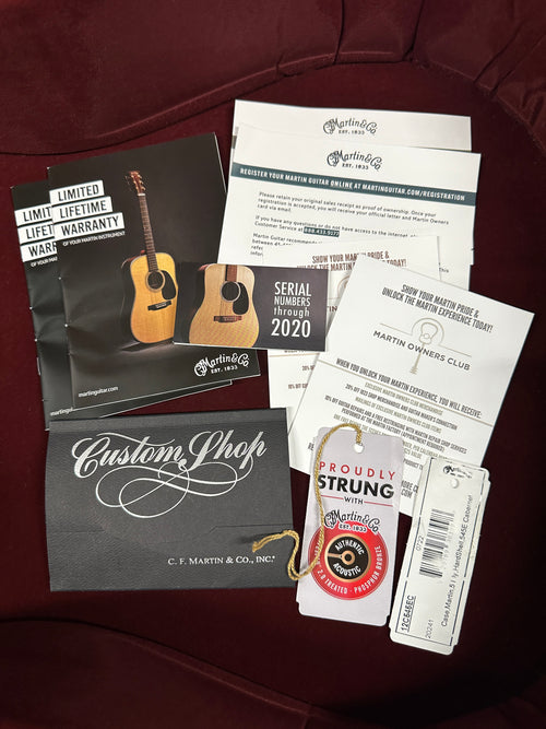 Used Martin Custom Shop D-42 Cocobolo (2021) #20378 with Original Hard Case