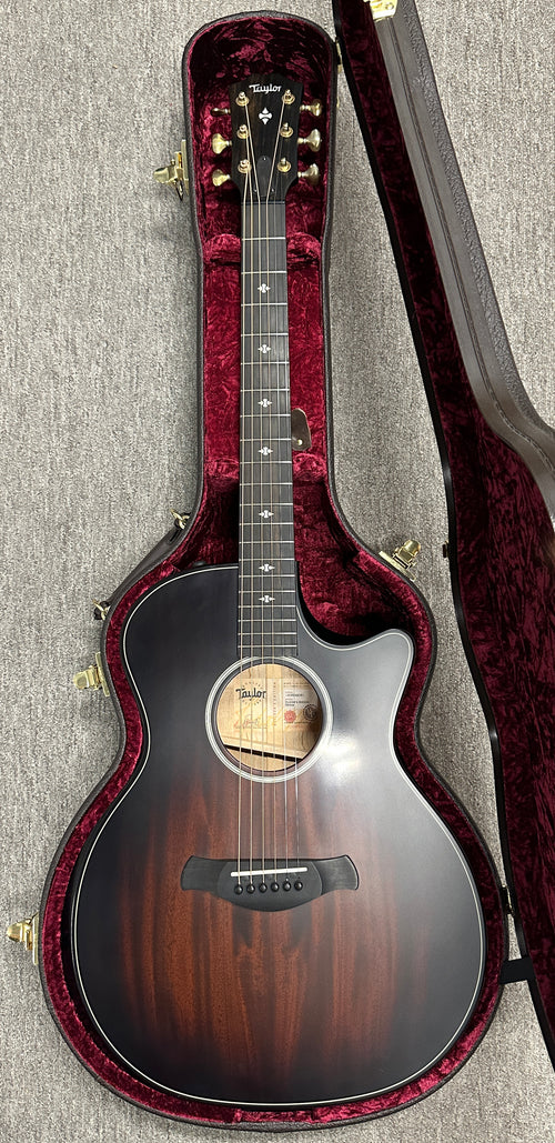Used Taylor Builder's Edition 324ce (2022)- Shaded Edgeburst #42091 with Original Hard Case