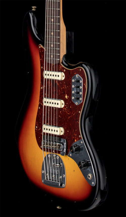Fender Custom Shop Bass VI Journeyman Relic - Aged 3-Color Sunburst #74908