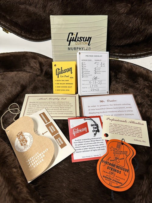 Gibson Custom Shop 1960 Les Paul Junior DC Murphy Lab Ultra Heavy Aged - TV Yellow #05455