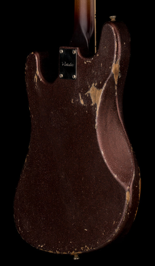Castedosa Guitars Conchers Short Scale Bass - Aged Brown Sparkle #566