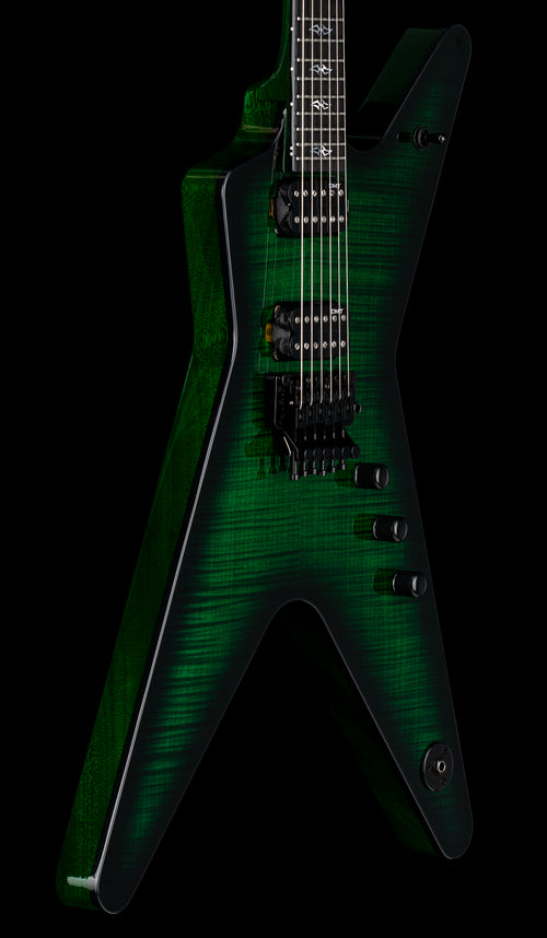 Dean USA ML Flame Top Floyd Rose - Emerald Green Burst #21096