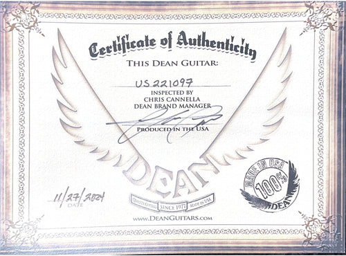 Dean USA ML Flame Top Kahler - Emerald Green Burst #21097