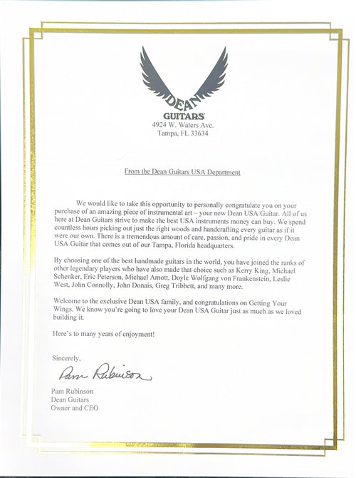 Dean USA ML Flame Top Kahler - Emerald Green Burst #21097