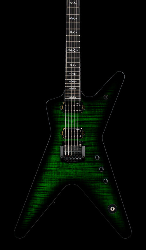 Dean USA ML Flame Top Kahler - Emerald Green Burst #21097