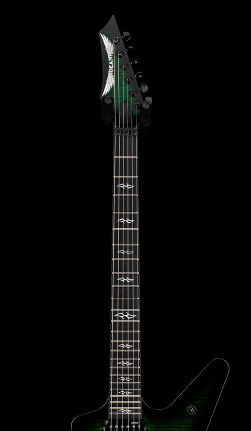 Dean USA ML Flame Top Kahler - Emerald Green Burst #21097