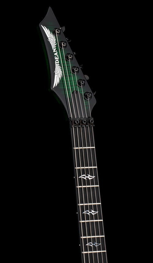 Dean USA ML Flame Top Kahler - Emerald Green Burst #21097