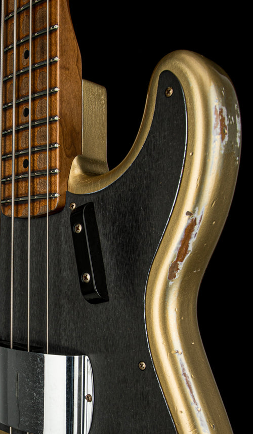 Fender Custom Shop Empire 58 Precision Bass Heavy Relic - Faded Aged Aztec Gold #87723