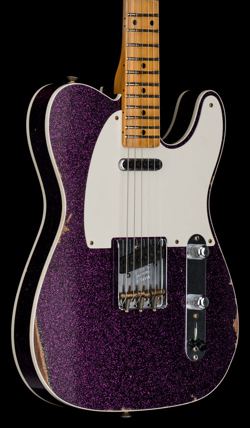 Fender Custom Shop Limited Edition Tomatillo Telecaster Relic - Aged Magenta Sparkle #38498