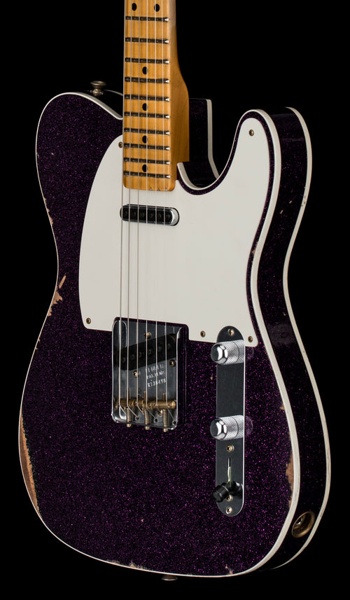 Fender Custom Shop Limited Edition Tomatillo Telecaster Relic - Aged Magenta Sparkle #38498