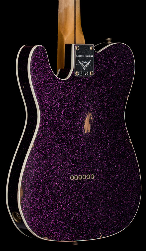 Fender Custom Shop Limited Edition Tomatillo Telecaster Relic - Aged Magenta Sparkle #38498