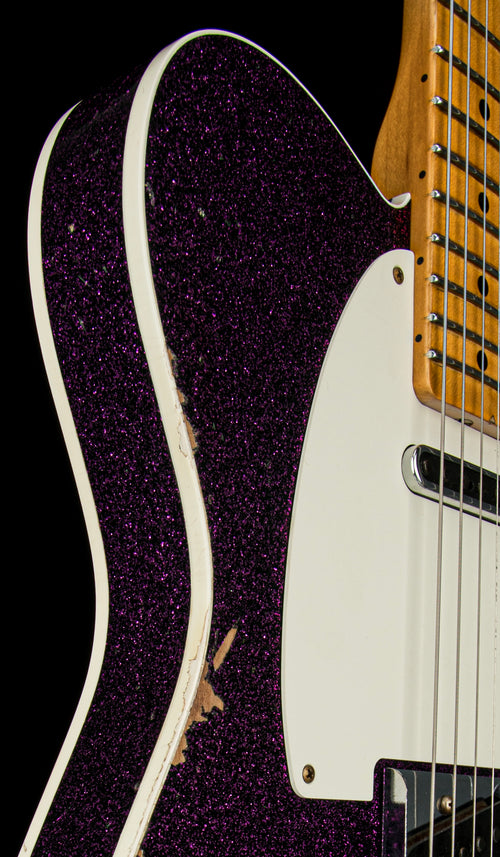 Fender Custom Shop Limited Edition Tomatillo Telecaster Relic - Aged Magenta Sparkle #38498