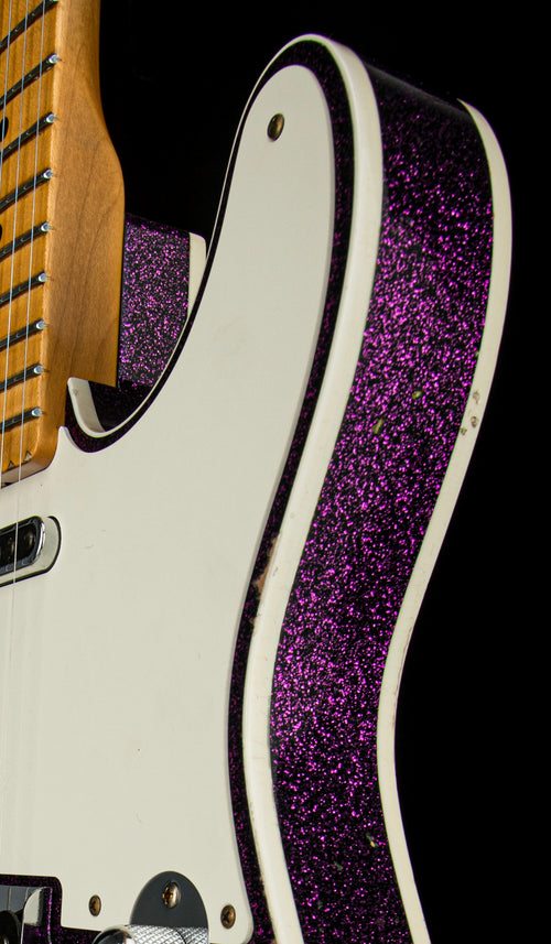 Fender Custom Shop Limited Edition Tomatillo Telecaster Relic - Aged Magenta Sparkle #38498