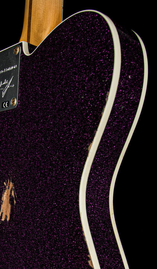 Fender Custom Shop Limited Edition Tomatillo Telecaster Relic - Aged Magenta Sparkle #38498
