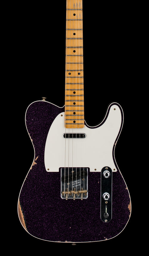Fender Custom Shop Limited Edition Tomatillo Telecaster Relic - Aged Magenta Sparkle #38498