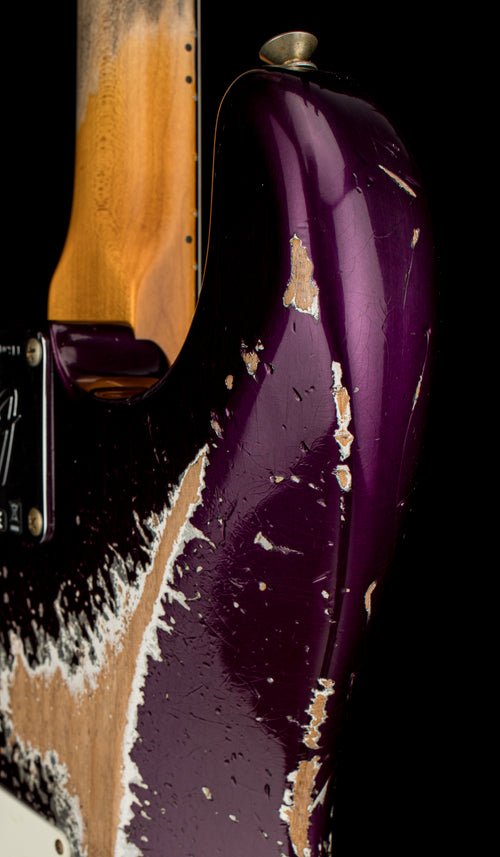 Fender Custom Shop 1969 Stratocaster Heavy Relic - Aged Purple Metallic #40311