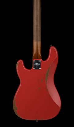 Fender Custom Shop Masterbuilt Levi Perry Empire 58 Precision Bass Relic - Aged Fiesta Red #87301