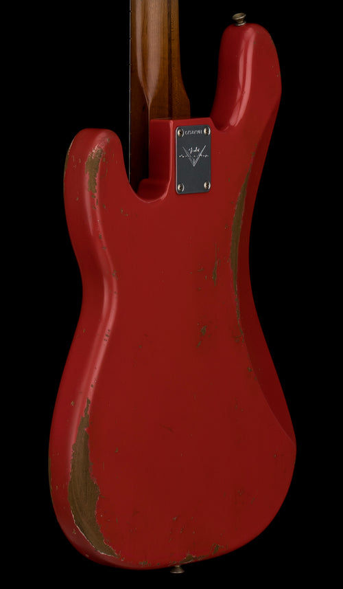 Fender Custom Shop Masterbuilt Levi Perry Empire 58 Precision Bass Relic - Aged Fiesta Red #87301