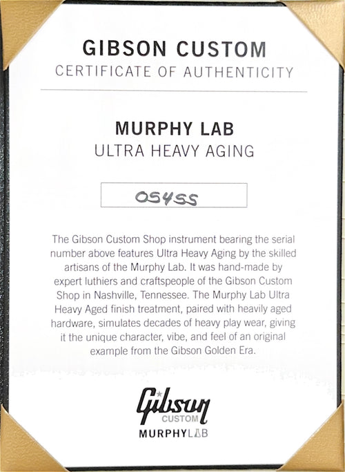 Gibson Custom Shop 1960 Les Paul Junior DC Murphy Lab Ultra Heavy Aged - TV Yellow #05455