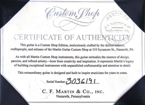 Martin Custom Shop 00-28 12-Fret Style Adirondack Spruce/Guatemalan Rosewood #36191 (Empire Music Spec)