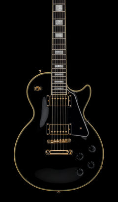 Used Epiphone Les Paul Custom Pro (2019) - Ebony #22823 with Hard Case